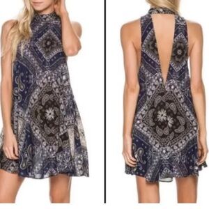 Free People beaux Mock Neck Slip Dress